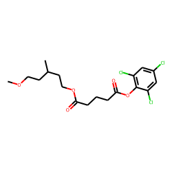 Glutaric acid, 2,4,6-trichlorophenyl 3-methyl-5-methoxypentyl ester