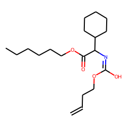 Glycine, 2-cyclohexyl-N-(but-3-en-1-yl)oxycarbonyl-, hexyl ester