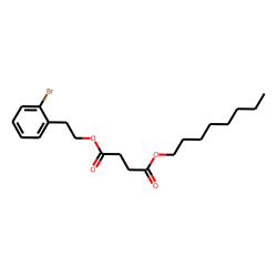 Succinic acid, 2-bromophenethyl octyl ester