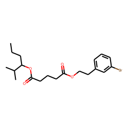 Glutaric acid, 2-(3-bromophenyl)ethyl 2-methylhex-3-yl ester