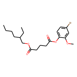 Glutaric acid, 2-ethylhexyl 4-bromo-2-methoxyphenyl ester