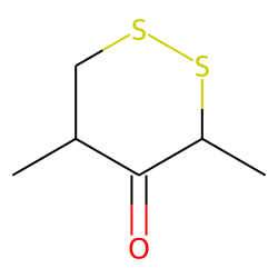 trans-3,5-dimethyl-1,2-dithian-4-one