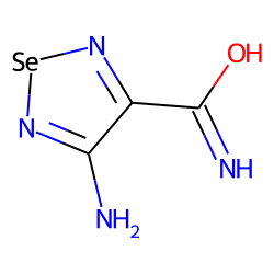 1,2,5-Selenadiazole-3-carboxamide, 4-amino-