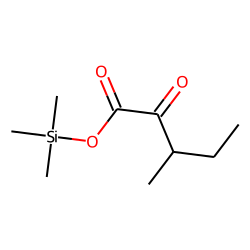 (.+/-.)-3-Methyl-2-oxovaleric acid, trimethylsilyl ester