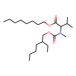 DL-Valine, N-methyl-N-(2-ethylhexyloxycarbonyl)-, octyl ester