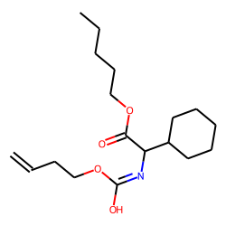 Glycine, 2-cyclohexyl-N-(but-3-en-1-yl)oxycarbonyl-, pentyl ester