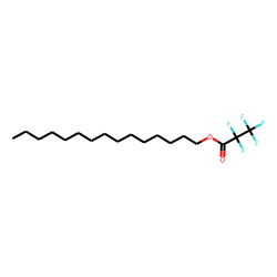 Pentafluoropropionic acid, pentadecyl ester