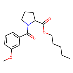 L-Proline, N-(3-methoxybenzoyl)-, pentyl ester