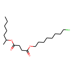 Succinic acid, hept-2-yl 8-chlorooctyl ester