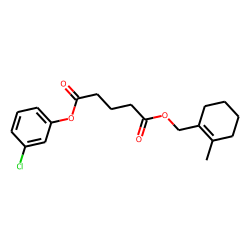 Glutaric acid, (2-methylcyclohex-1-enyl)methyl 3-chlorophenyl ester